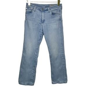 AG Adriano Goldschmied Ag-Ed Denim Light Wash Mid Rise Straight Leg Jeans 28